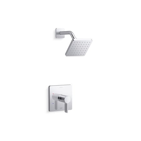 Kohler Parallel Shwr Trim 2.5 Gpm Showerhead TS23503-4-CP
